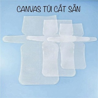 Canvas cắt sẵn hình túi 3 size