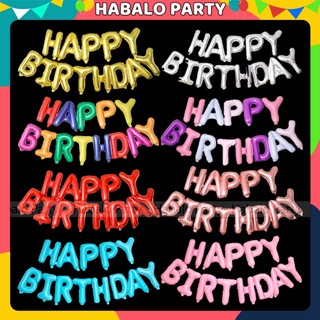 Bóng Chữ Happy Birthday Trang Trí Sinh Nhật Nhiều Màu Sắc