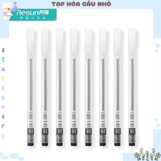 Bút gel mực xanh, mực đen, mực đỏ khô nhanh logo Resun 0.5mm, văn phòng phẩm