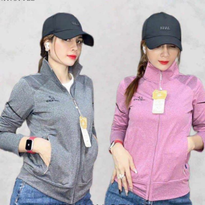 ÁO KHOÁC THỂ THAO CỔ TRỤ ( chất vải mềm nhẹ, mặc mát, co giãn tốt, thoải mái khi vận động)