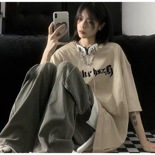 Áo Thun Tay Lỡ Vòm Chữ Sau Bomyla - Form Rộng Unisex Oversize Nam Nữ