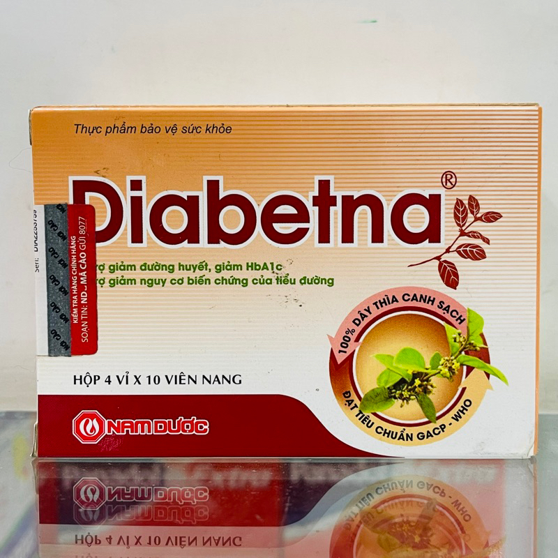 Diabetna Nam Dược - 40 viên - Ổn định đường huyết, Ngăn ngừa biến chứng