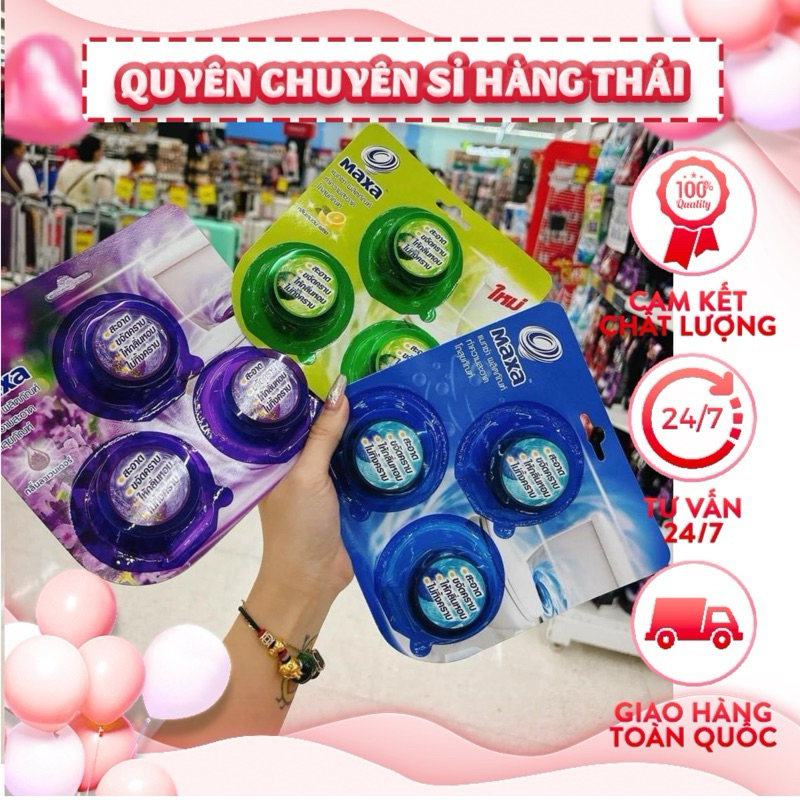 Set 3 Viên thả bồn cầu Maxa Thái lan