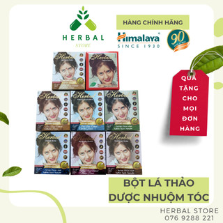 Henna Herbul Ân Độ Bột nhuộm tóc thảo dược phủ bạc lá móng