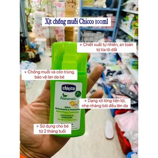 Xịt đa năng xua muỗi Chicco 100ml