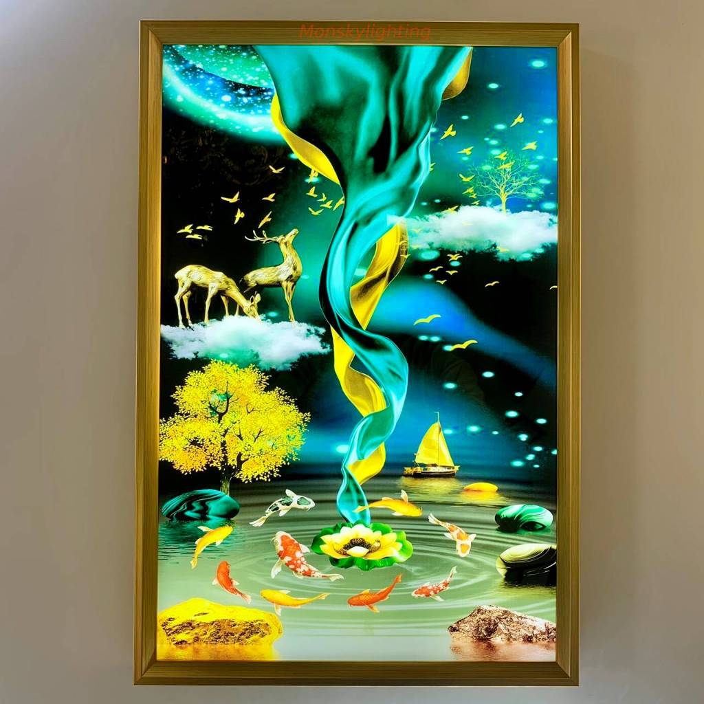 Đèn tranh led MONSKY L5103 60x40cm - 3 màu ánh sáng