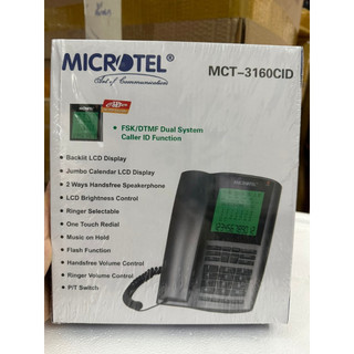 Điện thoại bàn Microtel MCT-3160CID với màn hình LCD lớn