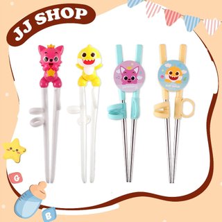 Đũa Tập Ăn Xỏ Ngón Baby Shark, PinkFong Hàn Quốc Cho Bé