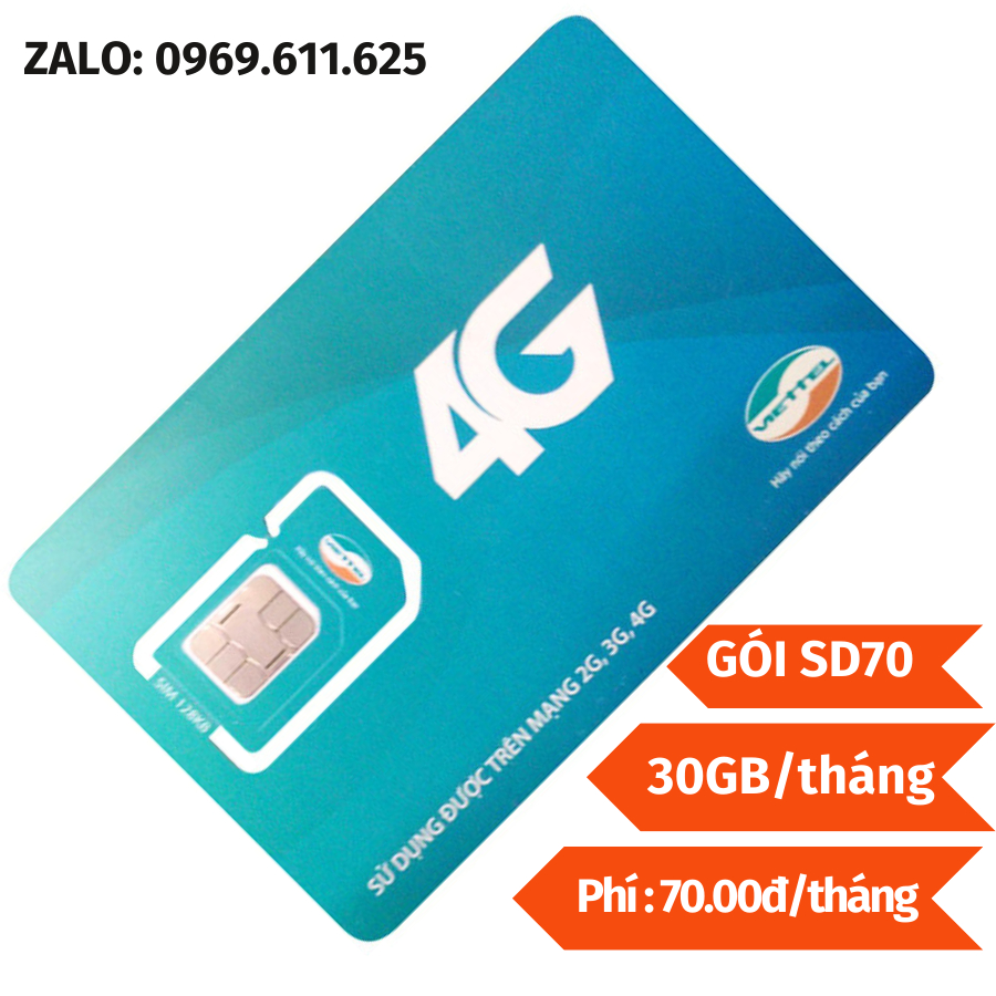 Sim 4G Viettel Sim Sóng Khỏe Đã Đăng KÍ Về Sử Dụng Luôn - Sim Chăm Sóc Khách Hàng tặng Nhiều Gói Cước