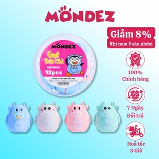 Gọt bút chì mondez đồ chuốt bút chì thiết kế trâu dễ thương, gọt chì có lưỡi thép không gỉ, chuốt dành cho bé m30006
