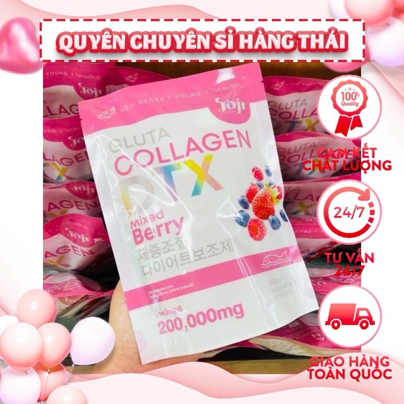 Bột trái cây DTX collagen thái lan