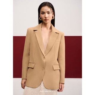 Áo khoác blazer tay dài basic ruka blazer