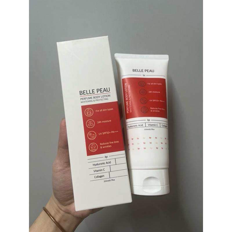 KEM BODY NÂNG TONE BELLE PEAU 200ML [DATE 20/6/2024]