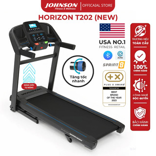 Máy Chạy Bộ Điện Mỹ Johnson Fitness - Horizon T202 động cơ mạnh mẽ sàn chạy lớn nâng dốc