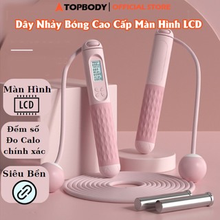 Dây Nhảy Bóng Thể Lực Màn Hình LCD Cao Cấp 11 Chính Hãng TOPBODY Hỗ Trợ Tập Thể Dục, Thể Thao Tiện Lợi Tại Nhà