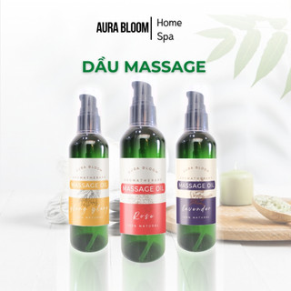 Dầu Massage Body Aura Bloom aromatherapy massage oil - Dầu Mát Xa từ tinh dầu thiên nhiên