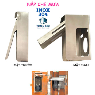 Hộp che mưa INOX 304 dùng cho khoá vân tay cửa cổng ngoài trời