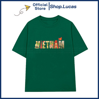 Áo Thun In Chữ Việt Nam Áo Du Lịch Mùa Hè Nhóm Áo Lớp Đôi Cặp Unisex Nam Nữ Shop.Lucas