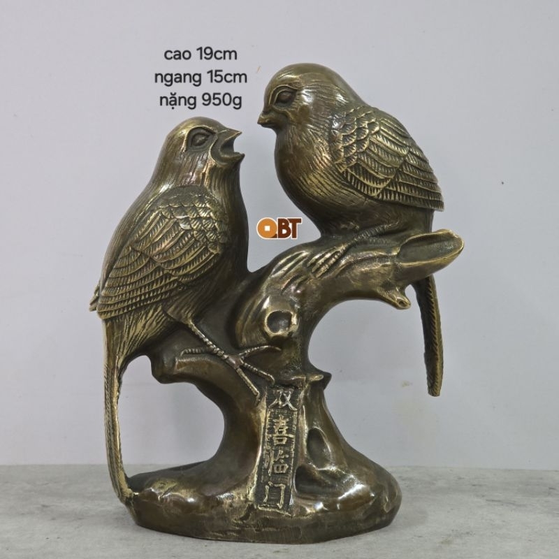 Đôi chim uyên ương bằng đồng