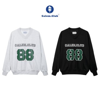 Calem club - áo sweater tay dài thể thao số 88 nỉ 2 da form unisex