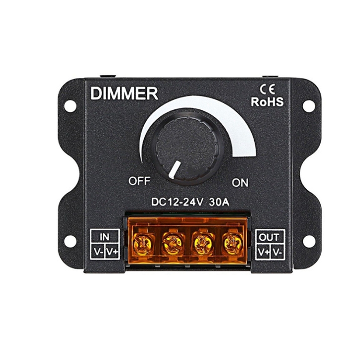 Dimmer, dimmer 12V, dimmer 24V, chiết áp điều chỉnh điện áp - Núm Vặn