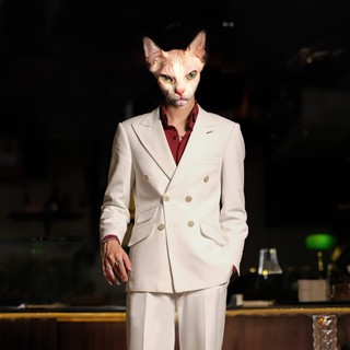 Áo Khoác Blazer Trắng Nam White Double Breasted Cocktail Collection Suit Jacket Peak Lapel Classic Inspired Menswear