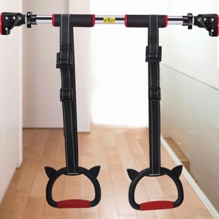 Bộ 2 Vòng Và Dây Treo Xà, Đu Xà Đơn Cho Trẻ Em Tăng Chiều Cao Chống Gù Lưng - Gymnastic Rings Cho Bé Vận Động