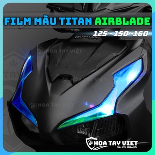 Decal DEMI Airblade chuyển màu xanh cánh cam bảo vệ ĐÈN ĐỊNH VỊ ab