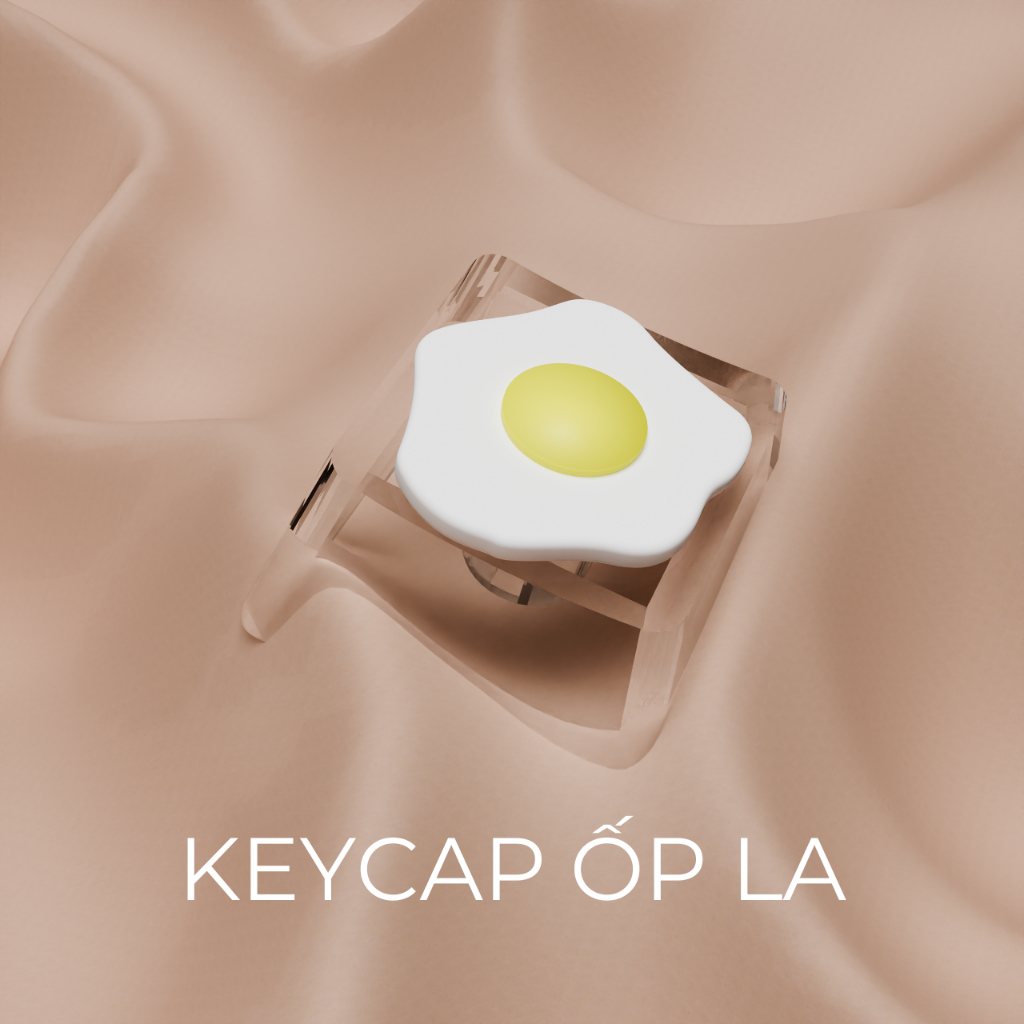 Keycap Ốp la - Keycap Custom, Nhựa PBT