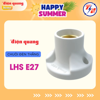 Chuôi đèn thẳng/xéo Điện Quang ĐQ LHS/LHI E27 - Hàng chính hãng