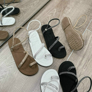 Sandan Nữ Xỏ Ngón Dây Rút cao 1cm (size to)