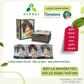 Bột nhuộm tóc thảo dược Henna herbul gói lẻ nhỏ 10g