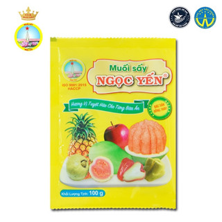 10 gói muối sấy ngọc yến 100g - date mới