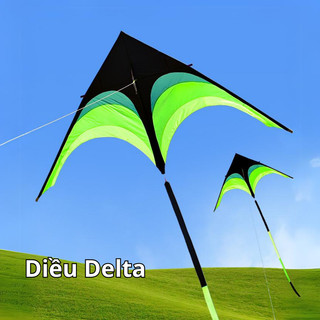 Diều delta - diều 1 đuôi -diều bay đầm, kèm đuôi