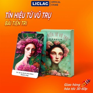  Bộ bài Tín Hiệu Từ Vũ Trụ ORACLE FLORA với 52 lá Bài Tiên Tri cho lời khuyên khi ra quyết định 