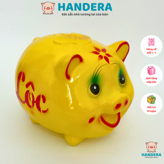 Heo đất ống heo tiết kiệm đựng tiền,trang trí,đẹp giá rẻ size vừa cute đáng yêu HD03 – HANDERA