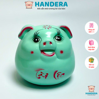 Heo đất ống heo tiết kiệm đựng tiền,trang trí,đẹp giá rẻ lật đật tài lộc đáng yêu HD09 – HANDERA