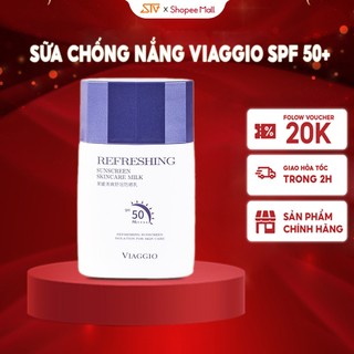 Sữa Chống Nắng Viaggio Sunscreen Dưỡng Da Sáng Mịn 25g Clear White SPF50+ PA++++  Sản Phẩm Chính Hãng