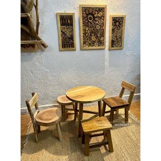 Ghế Đôn Gỗ Mặt Vuông
