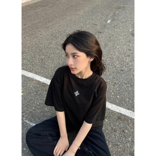 Áo Thun Levents XL Logo Black/ White Tee 100% Cotton Unisex T-shirt Oversized