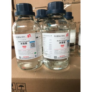 Dung dịch acid acetic - ch3cooh, giấm chai 500ml, axit axetic