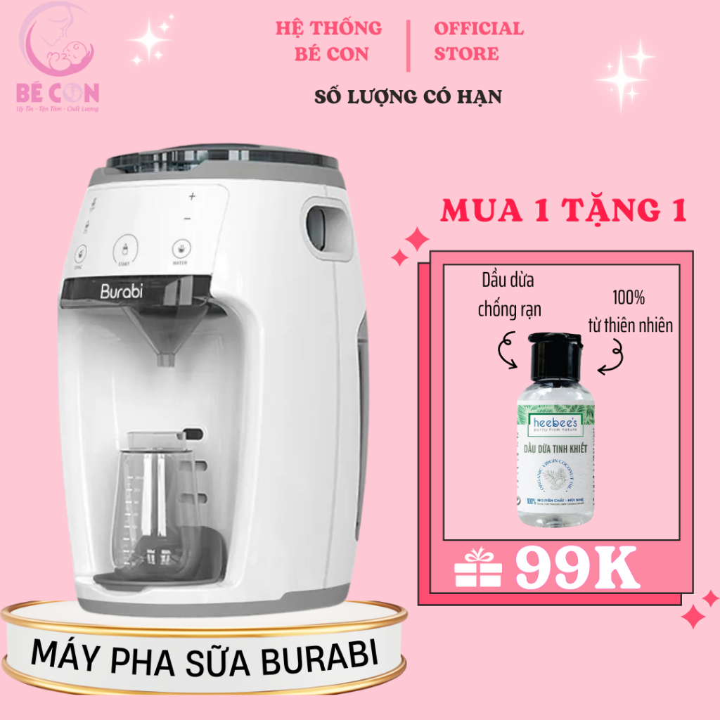 Máy Pha Sữa Burabi 05 Thế Hệ Mới Không Wifi Pha Được 35-70 độ