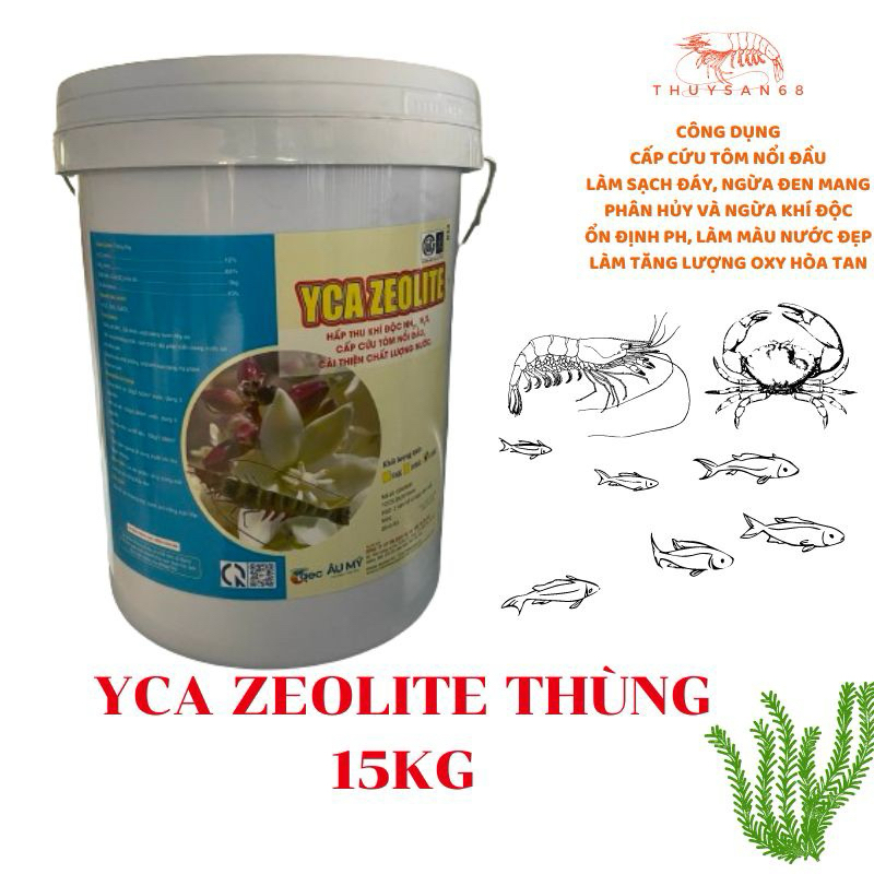 ZEO YCA ZEOLITE HẤP THỤ KHÍ ĐỘC