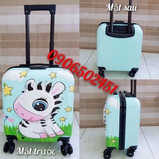 Vali kéo trẻ em 20 inch nhiều hình ngộ nghĩnh, vali 3d họa tiết nỗi SIÊU ĐẸP size to cho bé yêu