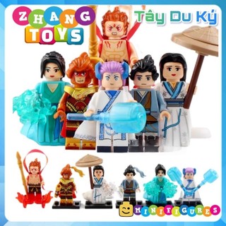 Đồ chơi Xếp hình Bạch Xà Truyện Tôn Ngộ Không - Thanh Xà - Na Tra - Hứa Tiên - Ngao Bính Minifigures Xinh X0274