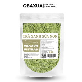 Bột Trà Xanh Sữa Non OBAXUA Nguyên Chất - Dùng Cho Đắp Mặt Loại Bỏ Nhờn Dưỡng Trắng Da Mờ Thâm