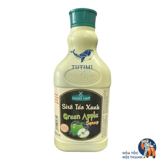 Siro/syrup táo xanh golden farm - 2 lít
