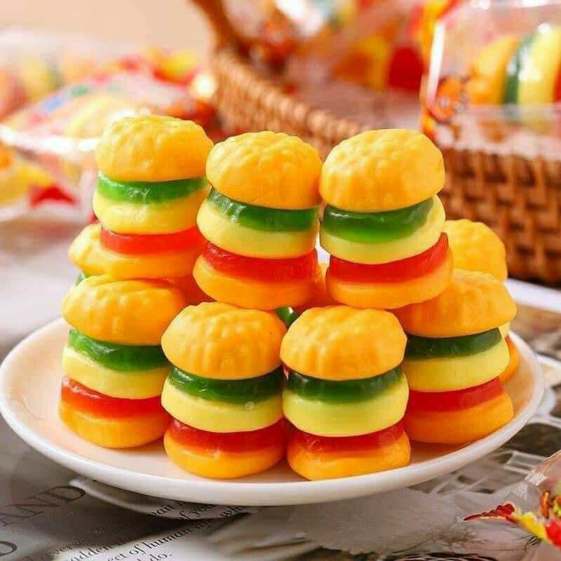 5 cái Kẹo dẻo Hambuger