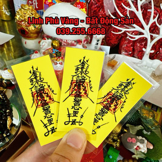 Linh phù vàng bất động sản - đã gia trì