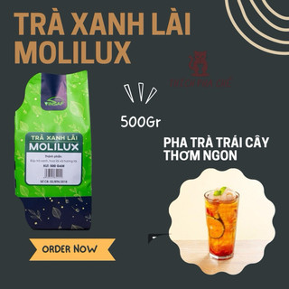  trà xanh lài molilux 500gr VINSAF pha chế trà trái cây thơm ngon 